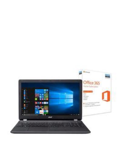 Acer Aspire Es 15, Intel&Reg; Core&Trade; I3 Processor, 6Gb Ram, 128Gb Ssd Storage, 15.6 Inch Full Hd Laptop Includes Microsoft Office 365 Home - Black
